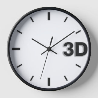 Horloge 3D O'Clock 2-BL.