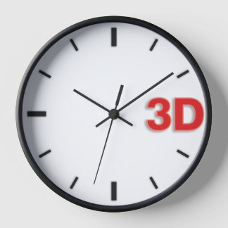 Horloge 3D O'Clock 2-Rd.
