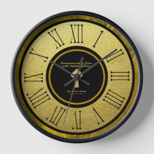Horloge 50e anniversaire du jubilé d'or Ordination CUSTOM