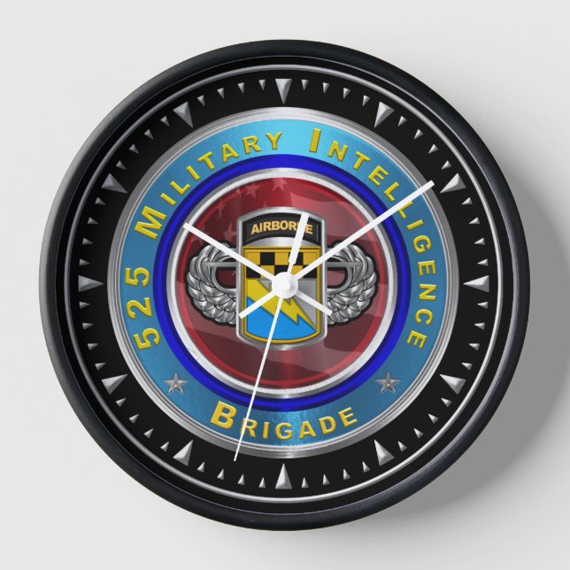 Horloge 525e brigade de renseignement militaire (Recto)