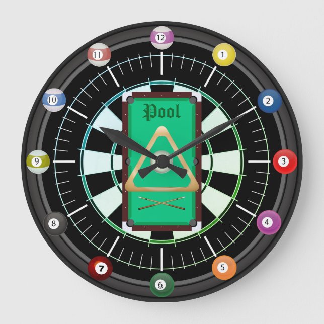 Horloge À 12 Balles (Billard) (Recto)