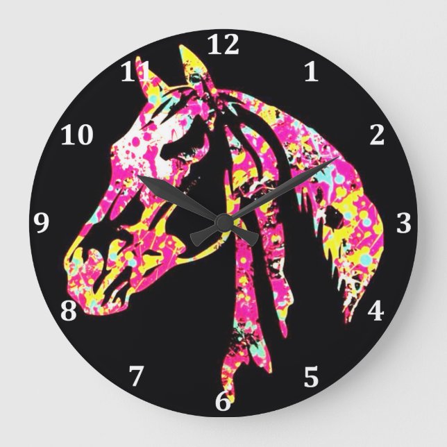 Horloge à cheval, belle couleur (Recto)