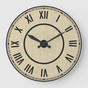 Horloge à chiffres romains vintage