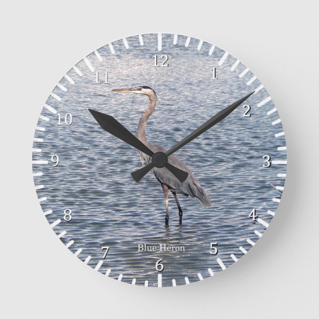 horloge à eau Blue Heron (Recto)