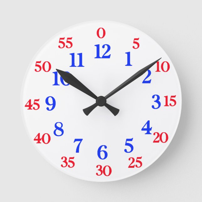 Horloge à lecture facile (Recto)