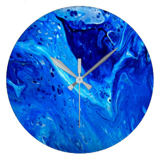 Horloge Abstraite avec fluide pour l'acrylique des