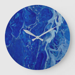Horloge Abstraite avec fluide pour l'acrylique des