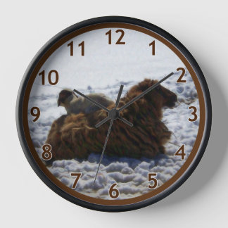 Horloge Agneau sur mouton