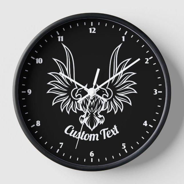 Horloge Aigle à deux têtes cadenas (Recto)