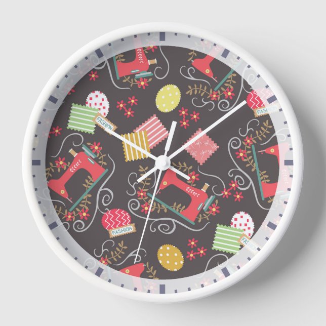 Horloge Aimer Machine à coudre Brown (Recto)