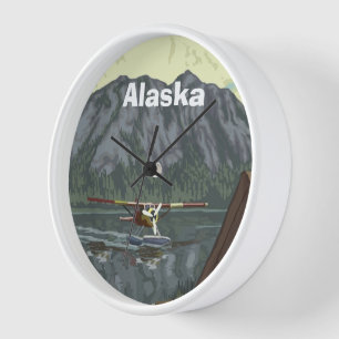 Horloge Alaska Bush Plane Souvenirs