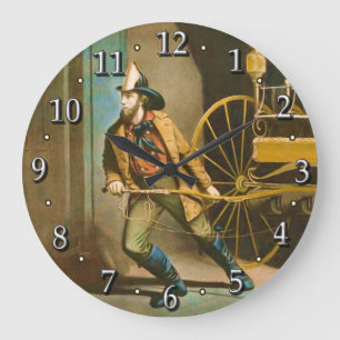 Horloge américaine du style 2 de sapeur-pompier