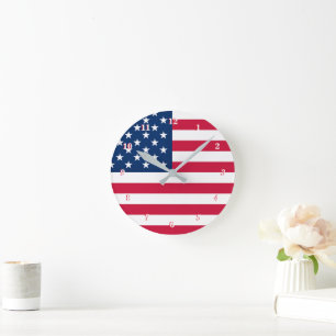 Horloge américaine USA Patriotique