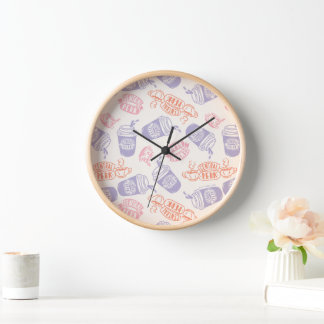 Horloge AMIS™ | Pastel Central Perk Motif