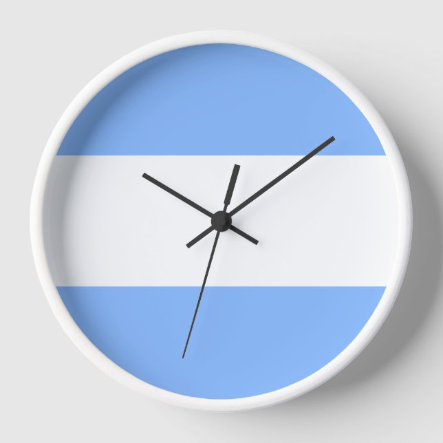 Horloge Amusant Chic Bleu Bleu Bleu Bleu Bleu Bleu Bleu Na (Recto)