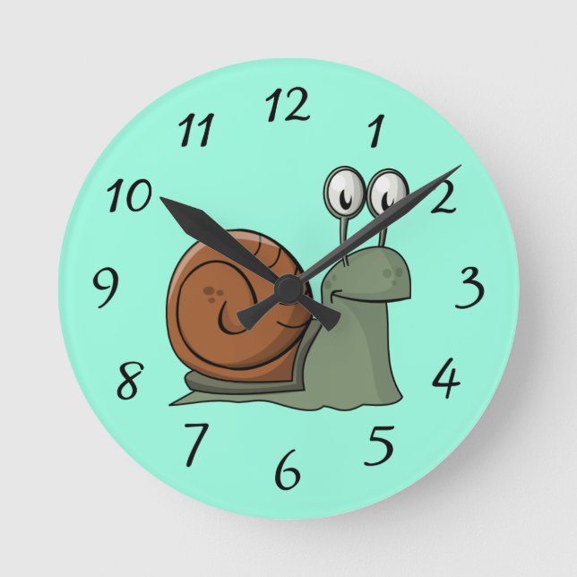Horloge Animée des escargots (Recto)