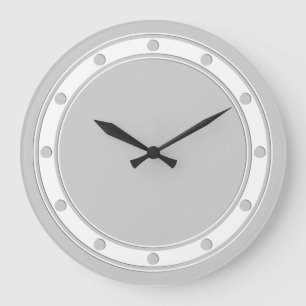 Horloge Anneaux de visage Points blancs pour votre