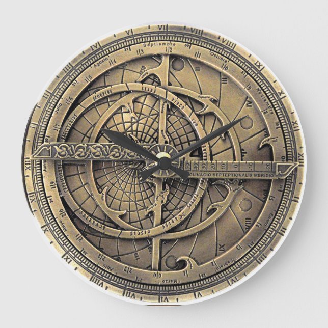 Horloge antique d'astrolabe (Recto)