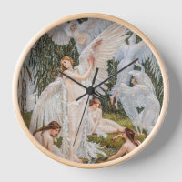 Art nouveau vintage Swan Maidens by W. Crane