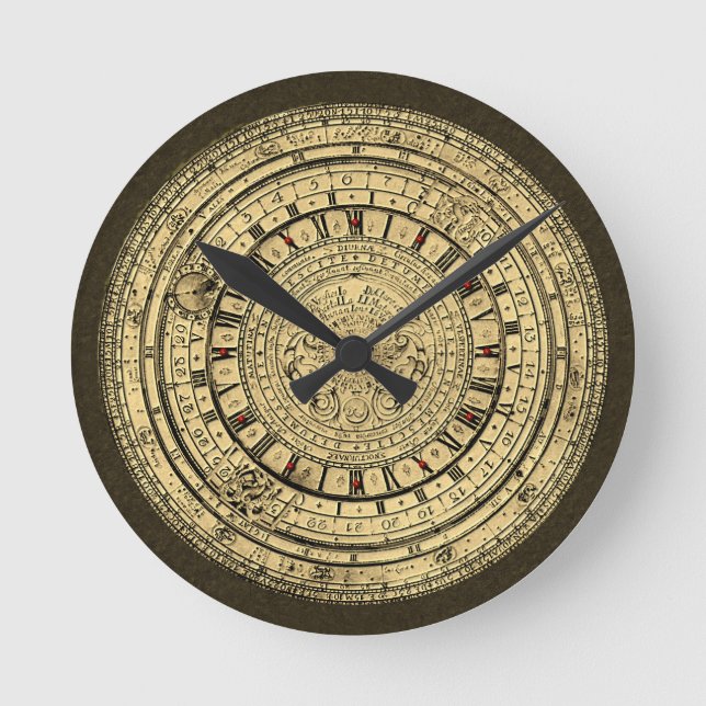 Horloge astrologique de Gutenberg (Recto)