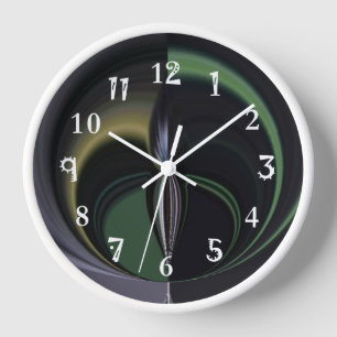 Horloge Aurora Elégance : Beauté radieuse étonnante Abstra