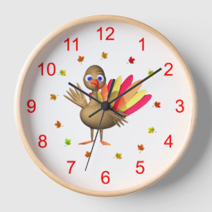 Horloge Baby Thanksgiving Turquie