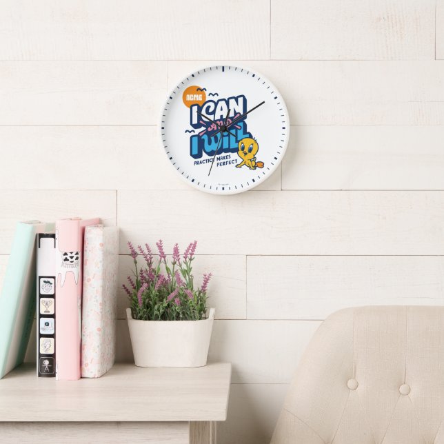 Horloge Baby TWEETY™ - Je Peux Et Je Vais (Salle de lecture)