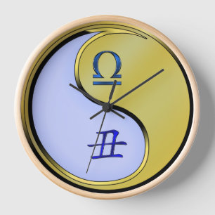 Horloge Balance & Bœuf de Métal