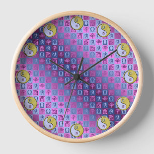 Horloge Balance & Coq de Métal