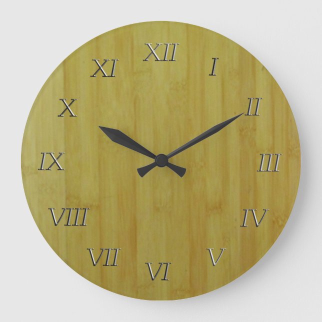 Horloge - Bambou (Recto)