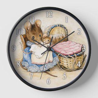 Horloge Beatrix Potter Mère Souris