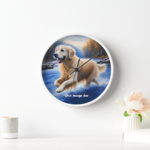 Horloge Beau Golden Retriever
