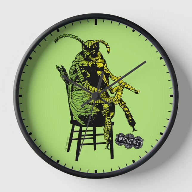 Horloge Beetlejus | Le dendroctone en fauteuil (Recto)