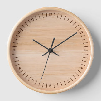 Horloge Bela Design Bois, Bois minimaliste Moderne