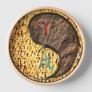 Horloge Bélier & Chien de Terre