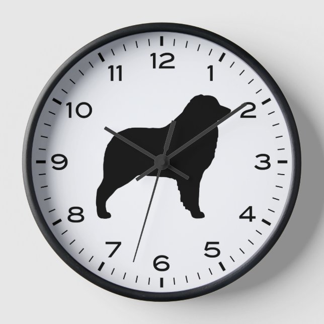 Horloge Berger Australien race Chien Silhouette (Recto)