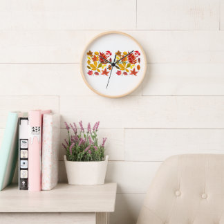 Horloge Bienvenue Automne