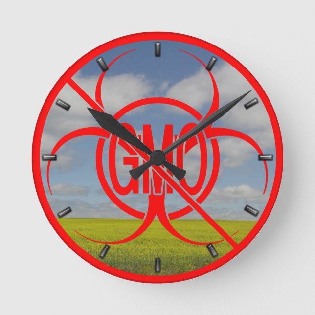Horloge Bio-dangereuse - Décor-cadeau pour avertis (Recto)