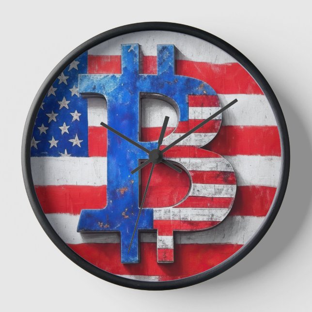 Horloge Bitcoin USA (Recto)