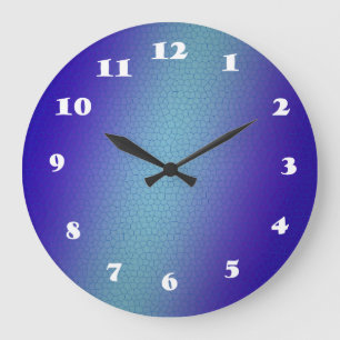 Horloge bleue Aqua