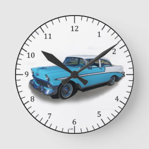 Horloge bleue Bel Air 1956