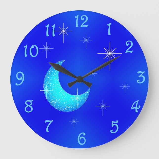 Horloge bleue de la lune (Recto)