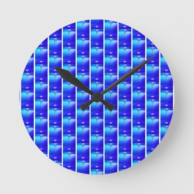 Horloge Bleue Royale - Élégance Intemporelle. (Recto)