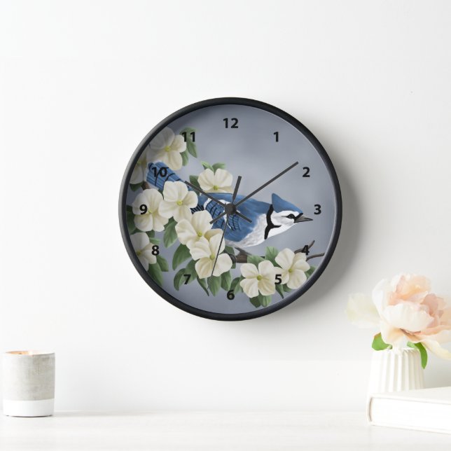 Horloge Bluejay Bird (Maison)