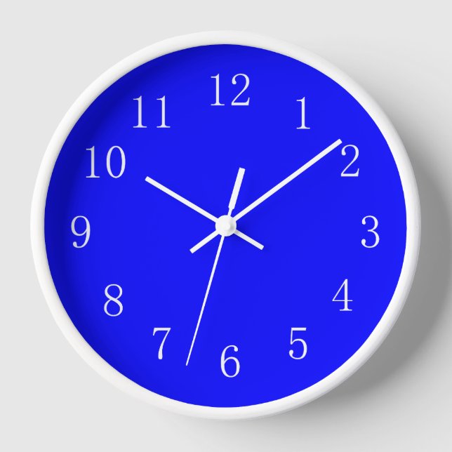 Horloge Bluest Blue Kitchen Wall Clock (Recto)