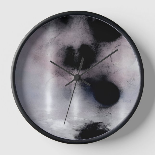 Horloge Blush Orbit Abstrait (Recto)