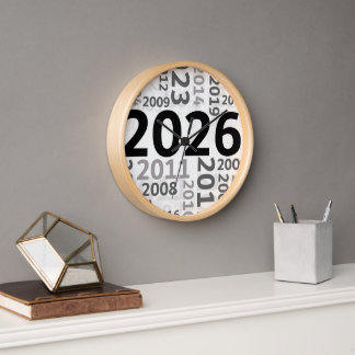 Horloge Bonne année