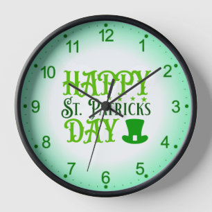 Horloge Bonne Saint Patrick's Day-88489