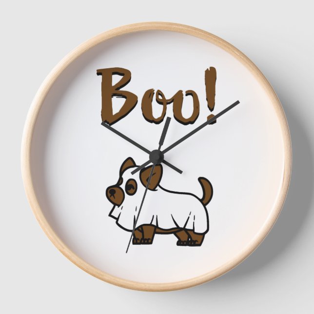 Horloge Boo Halloween (Recto)