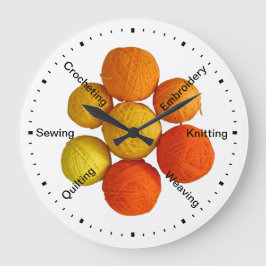 Horloge - Boules en fibre